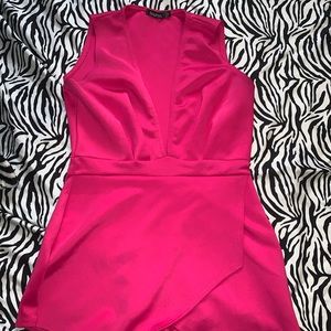 Boohoo Pink Romper